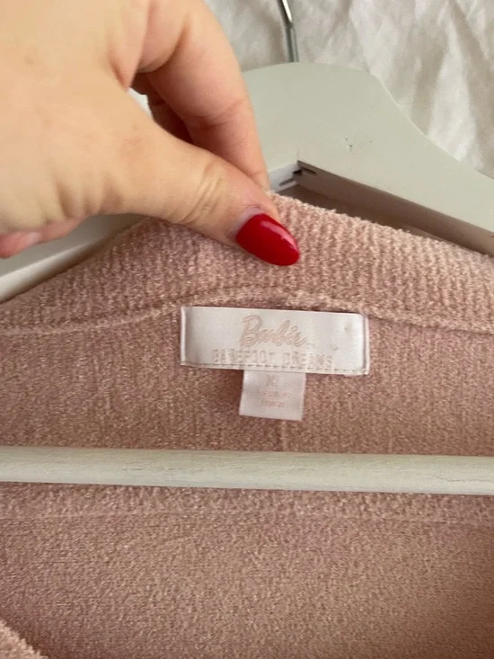 Barefoot Dreams CozyChic Barbie Pullover luxury loungewear coquette Size XL - Picture 5 of 13